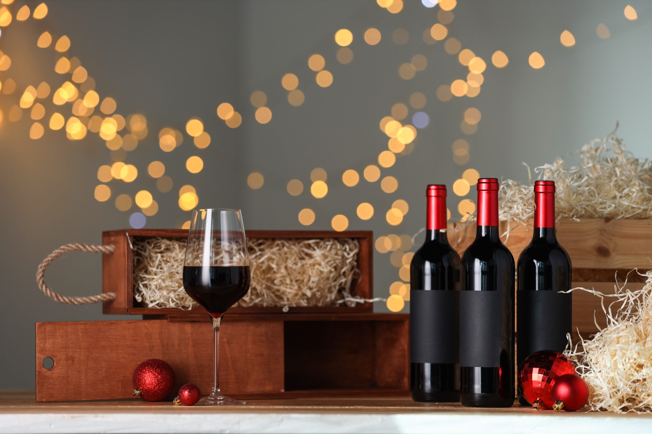 bouteilles de vin